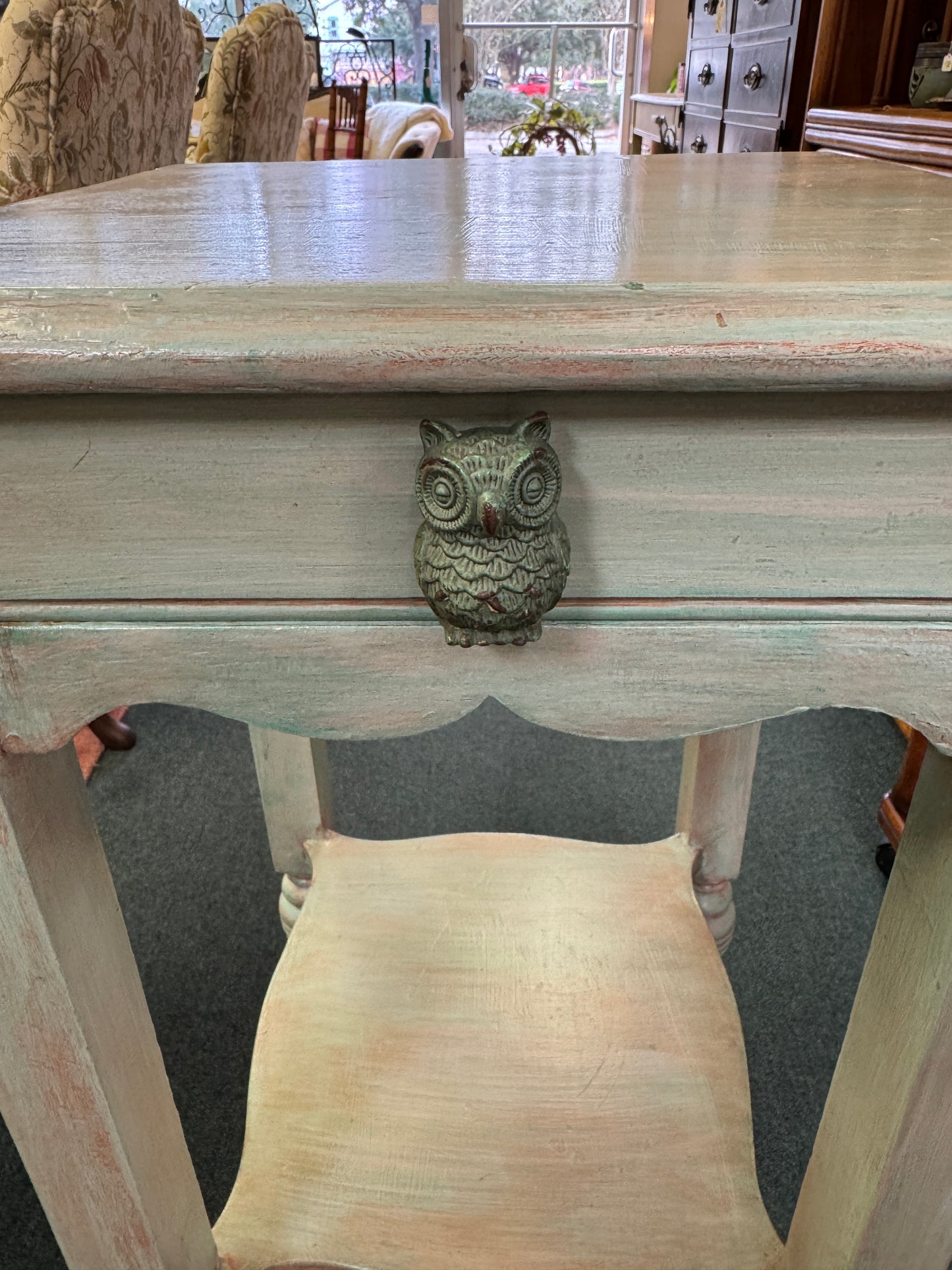 Antique Refurbished Side Table