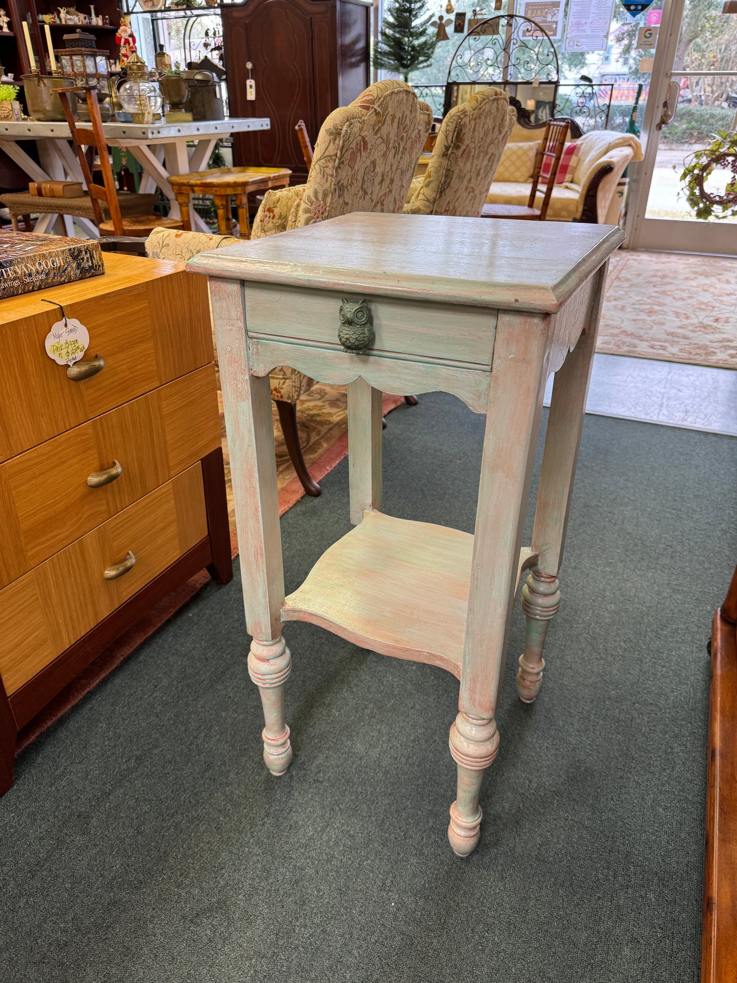 Antique Refurbished Side Table