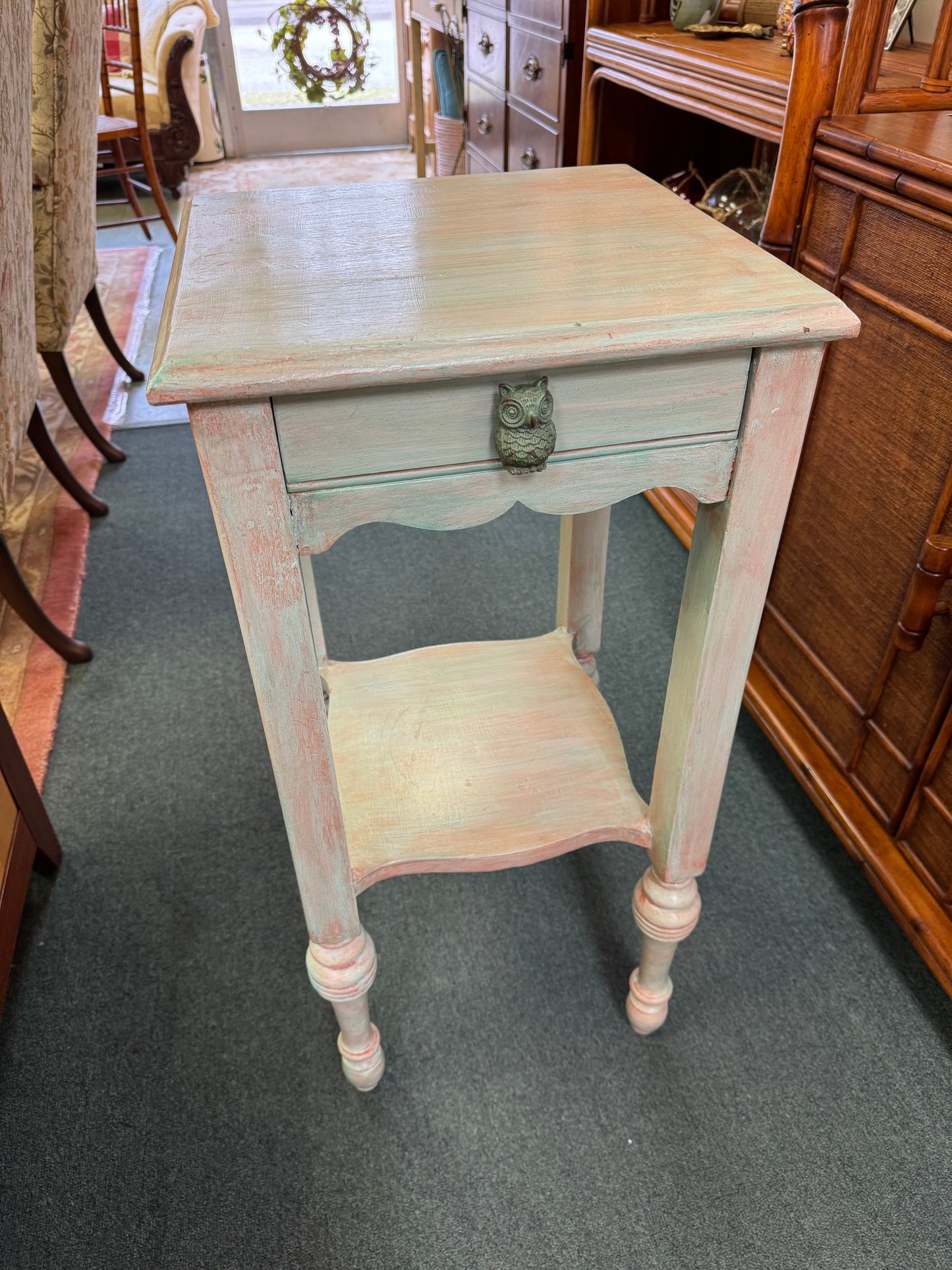 Antique Refurbished Side Table