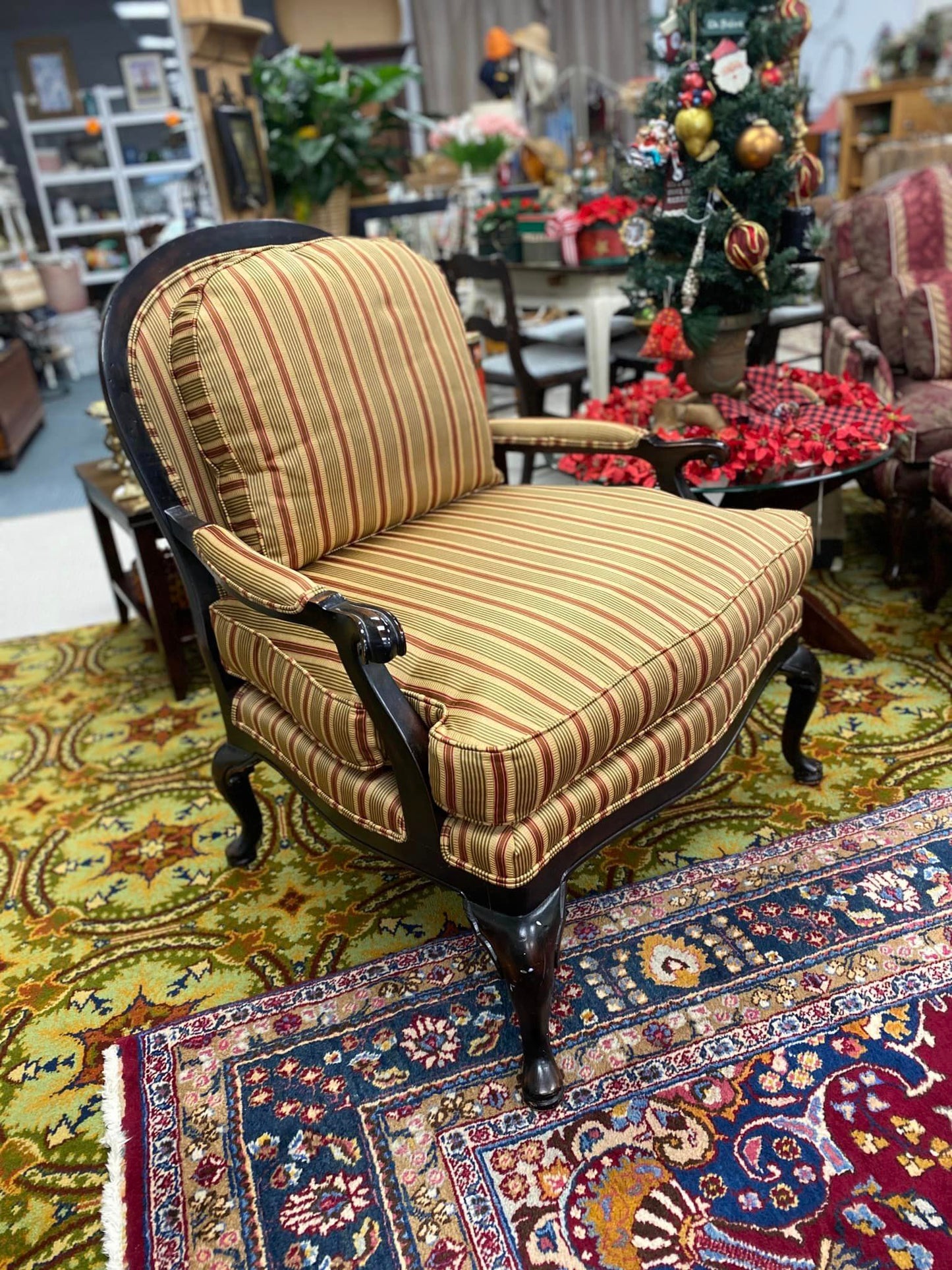 Oversized Chair French Provincial Style-Stunning (Custom Made in 2015) Near Perfect Condition