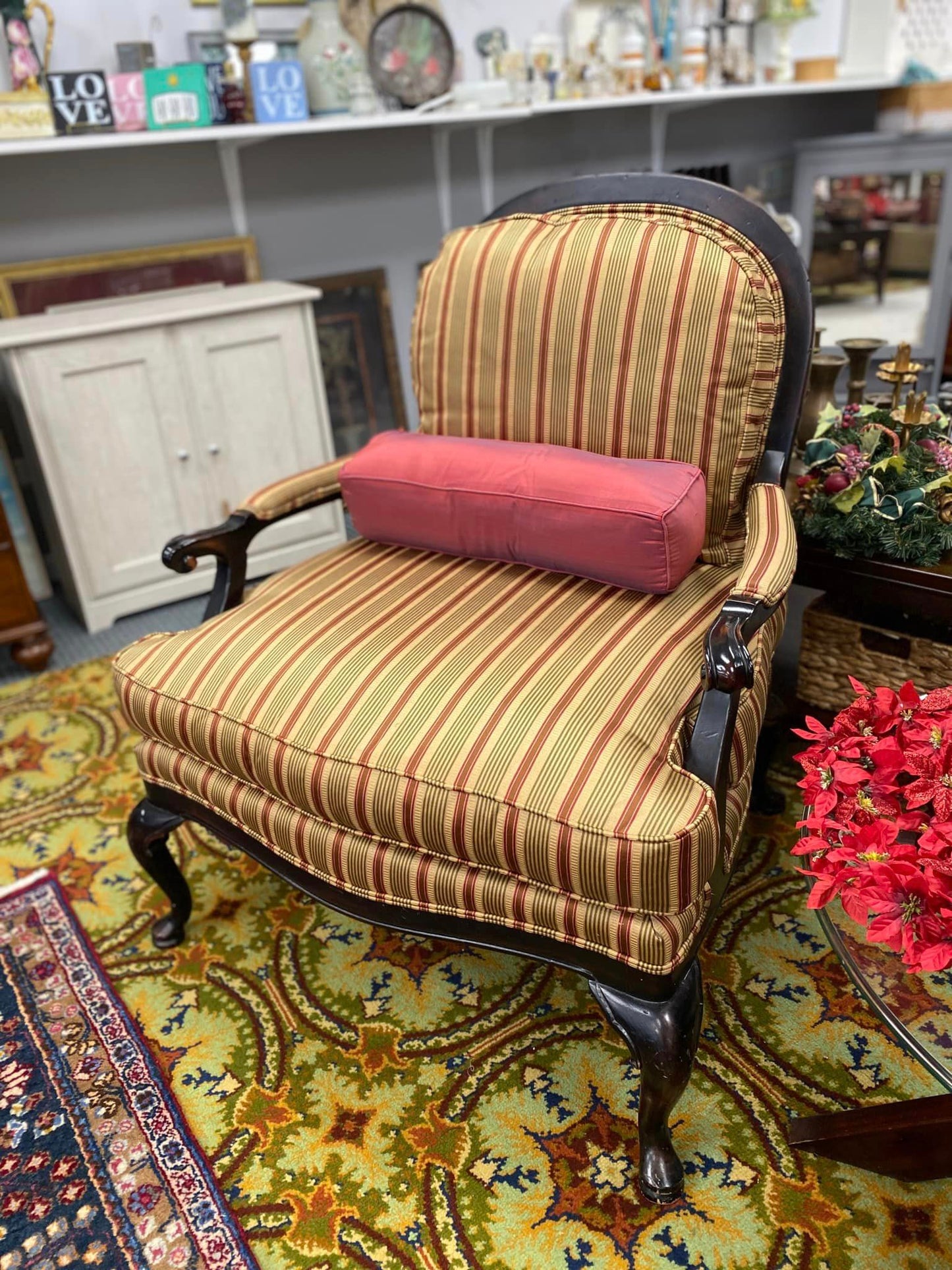 Oversized Chair French Provincial Style-Stunning (Custom Made in 2015) Near Perfect Condition