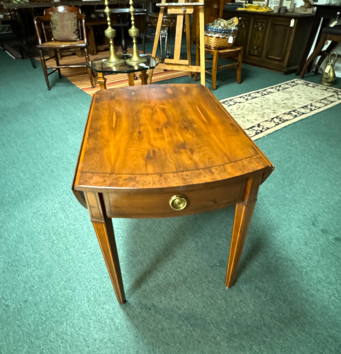 Vintage WM. A. Berkey Drop Leaf Side Table